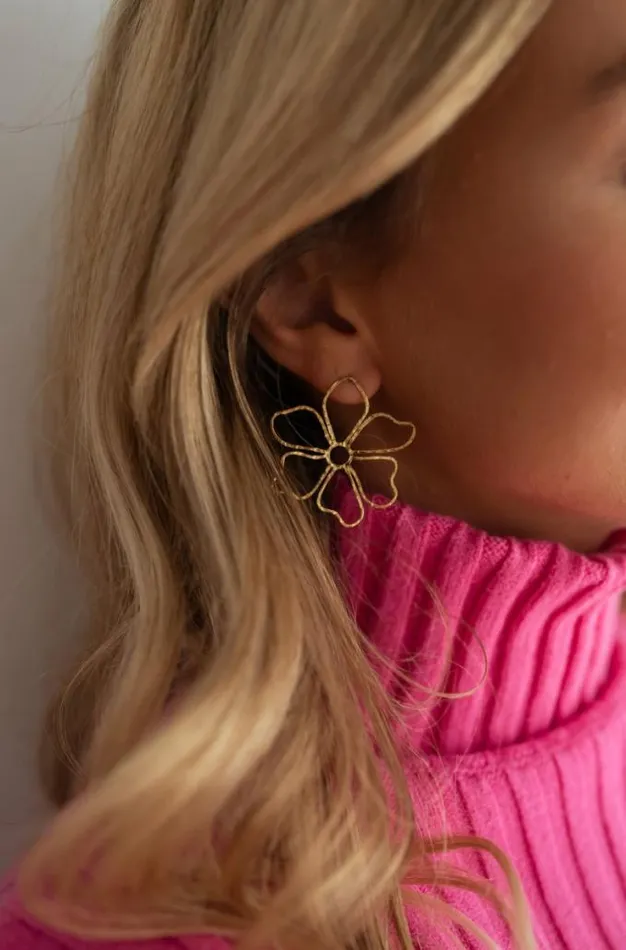 Easy Clothes Golden Freja Earrings Jewelry and Accessories Earrings