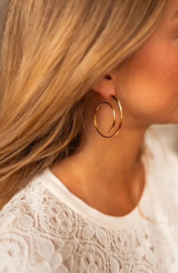 Easy Clothes Golden Glenn Earrings Jewelry and Accessories Earrings
