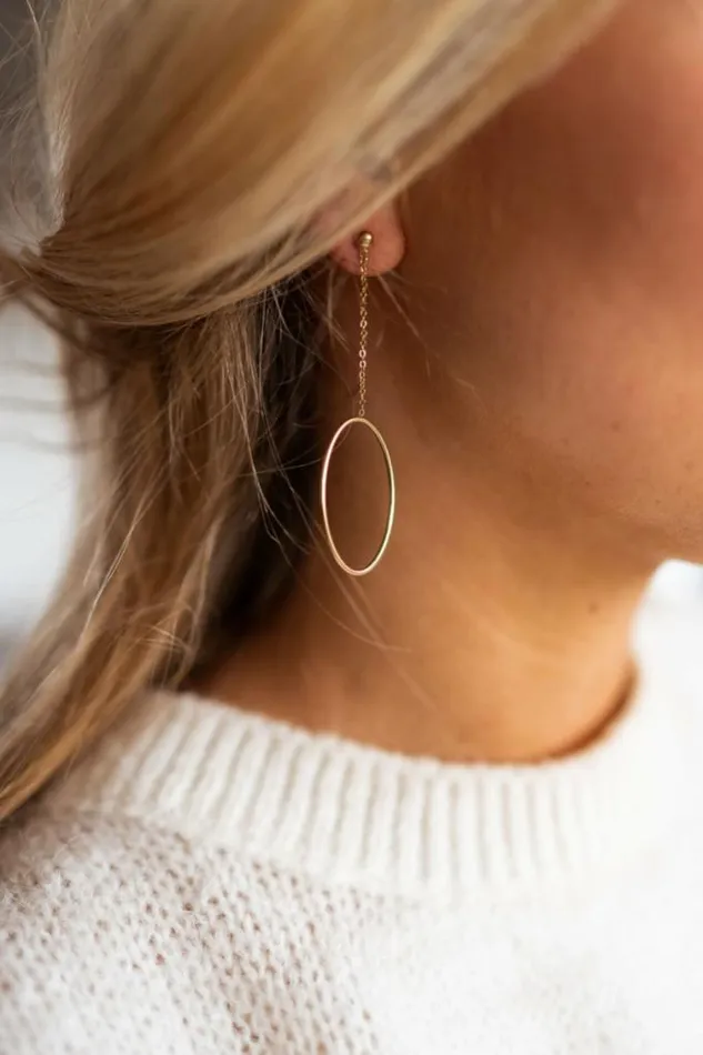 Easy Clothes Golden Jura Earrings Jewelry and Accessories Earrings