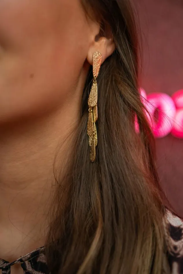 Easy Clothes Golden Kacy Earrings Jewelry and Accessories Earrings
