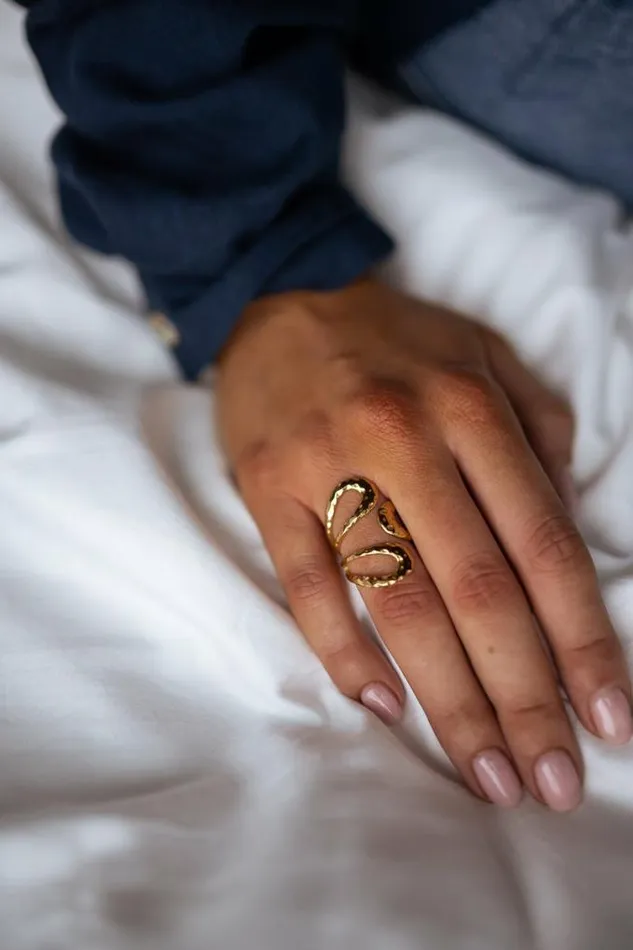 Easy Clothes Golden Lana Ring Jewelry and Accessories Rings