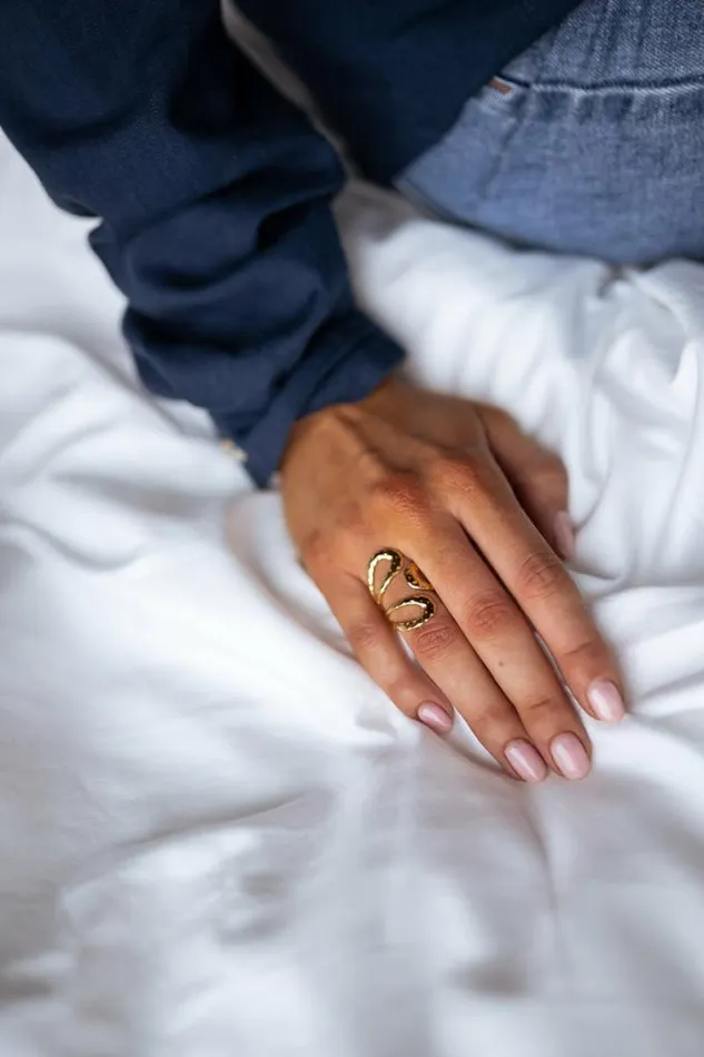 Easy Clothes Golden Lana Ring Jewelry and Accessories Rings