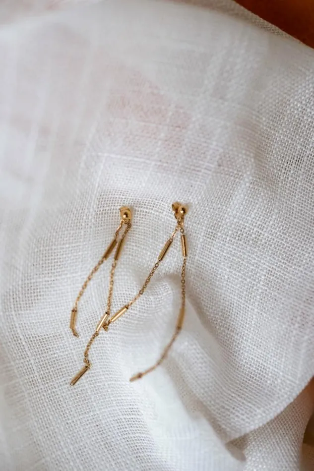 Easy Clothes Golden Laryta Earrings Jewelry and Accessories Earrings