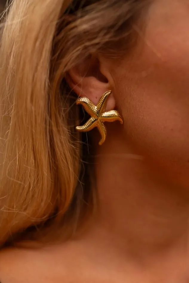 Easy Clothes Golden Loise Earrings Jewelry and Accessories Earrings