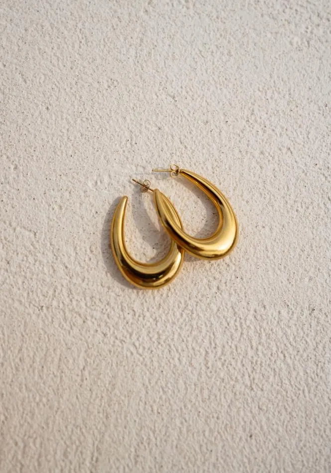 Easy Clothes Golden Lowik Earrings Jewelry and Accessories Earrings Easy Clothes Golden Lowik Earrings Jewelry and Accessories Earrings