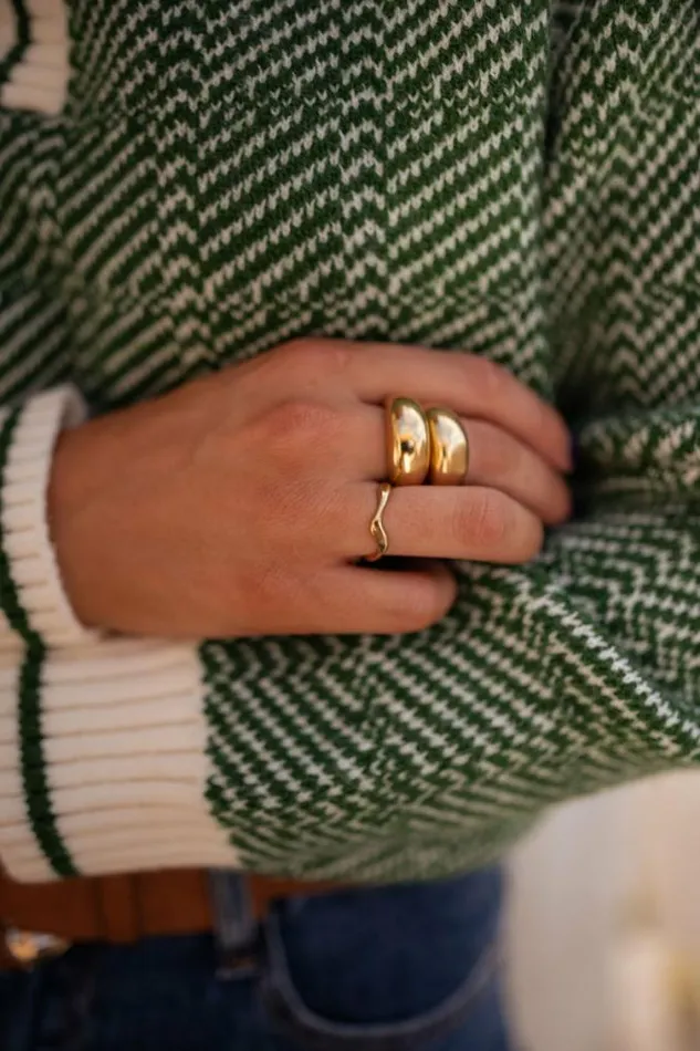 Easy Clothes Golden Nils Ring Jewelry and Accessories Rings