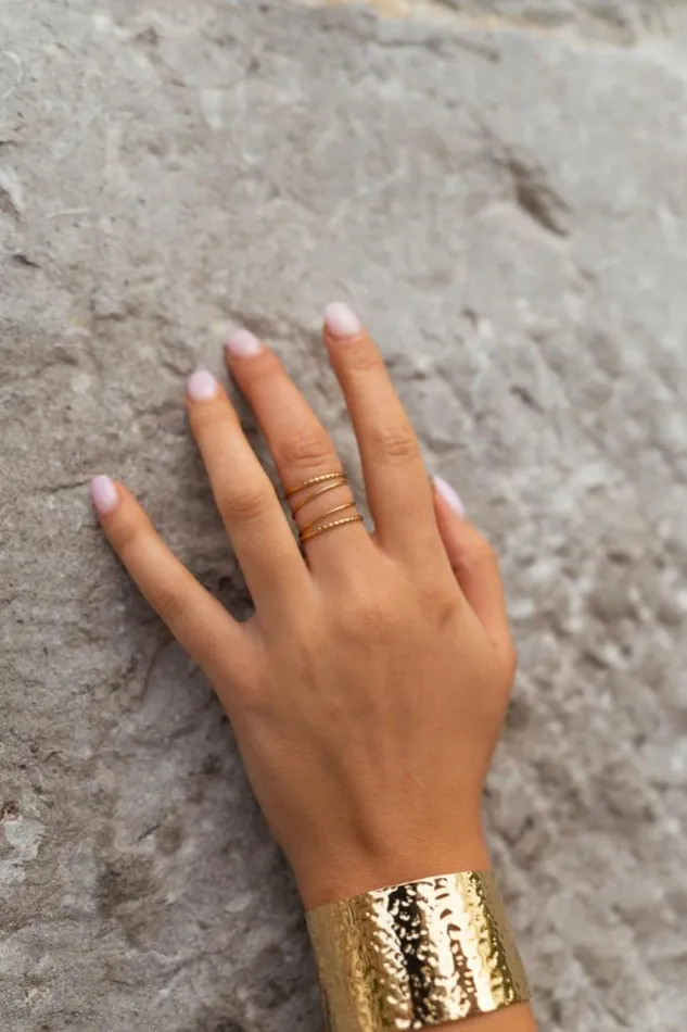 Easy Clothes Golden Rilou Ring Jewelry and Accessories Rings