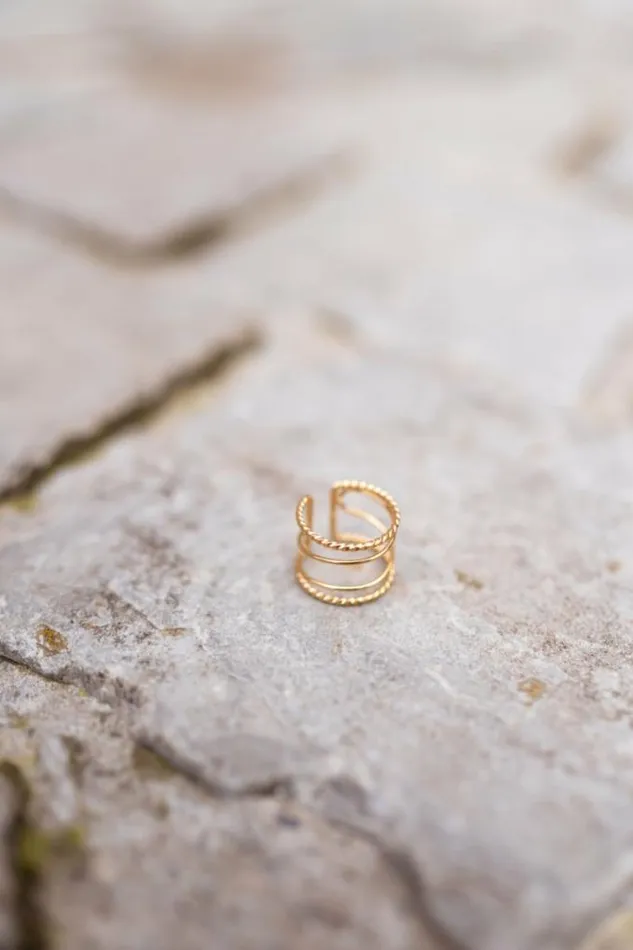 Easy Clothes Golden Rilou Ring Jewelry and Accessories Rings Easy Clothes Golden Rilou Ring Jewelry and Accessories Rings