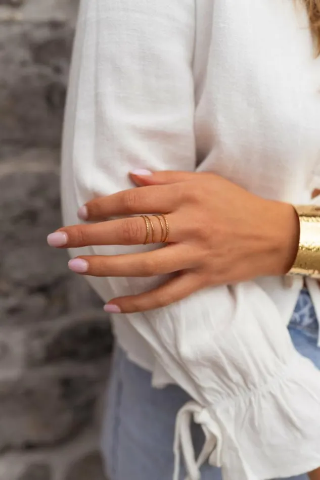 Easy Clothes Golden Rilou Ring Jewelry and Accessories Rings Easy Clothes Golden Rilou Ring Jewelry and Accessories Rings