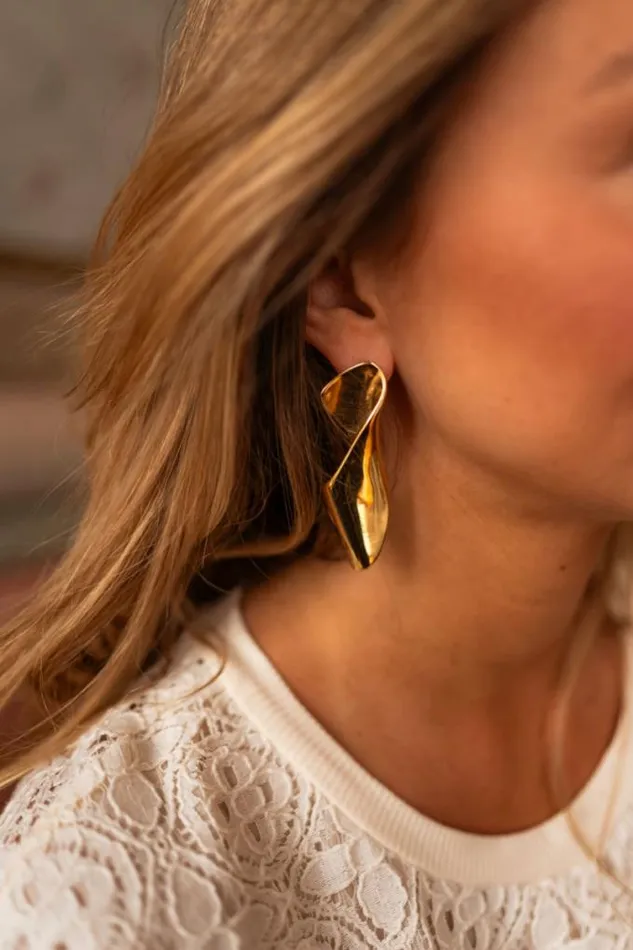 Easy Clothes Golden Sury Earrings Jewelry and Accessories Earrings