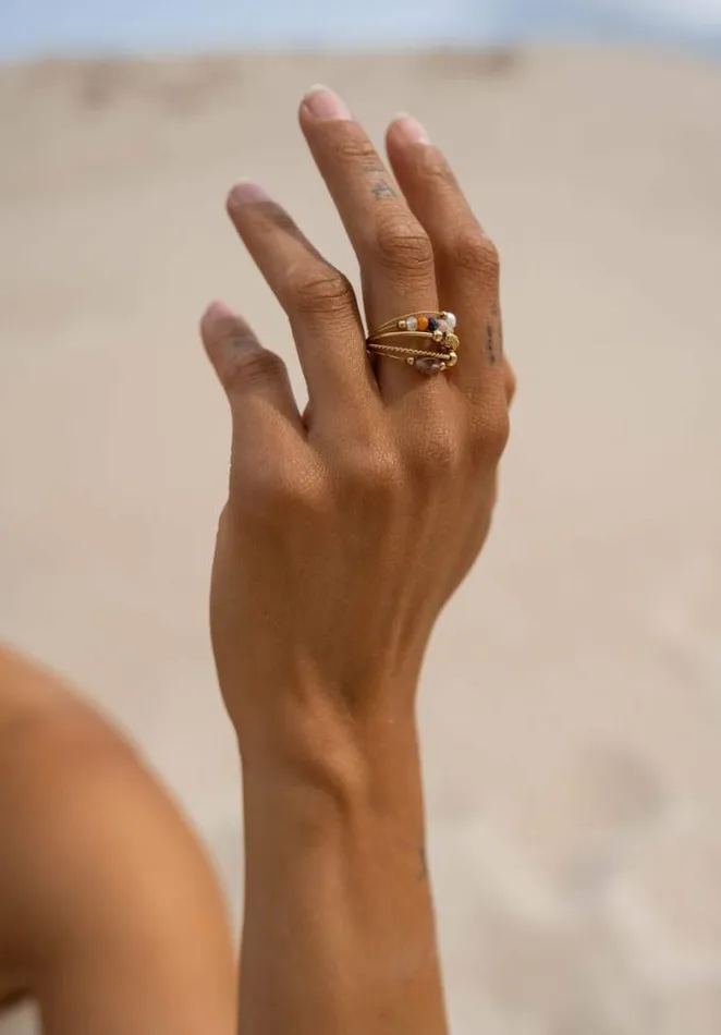 Easy Clothes Golden Toyo Ring Jewelry and Accessories Rings