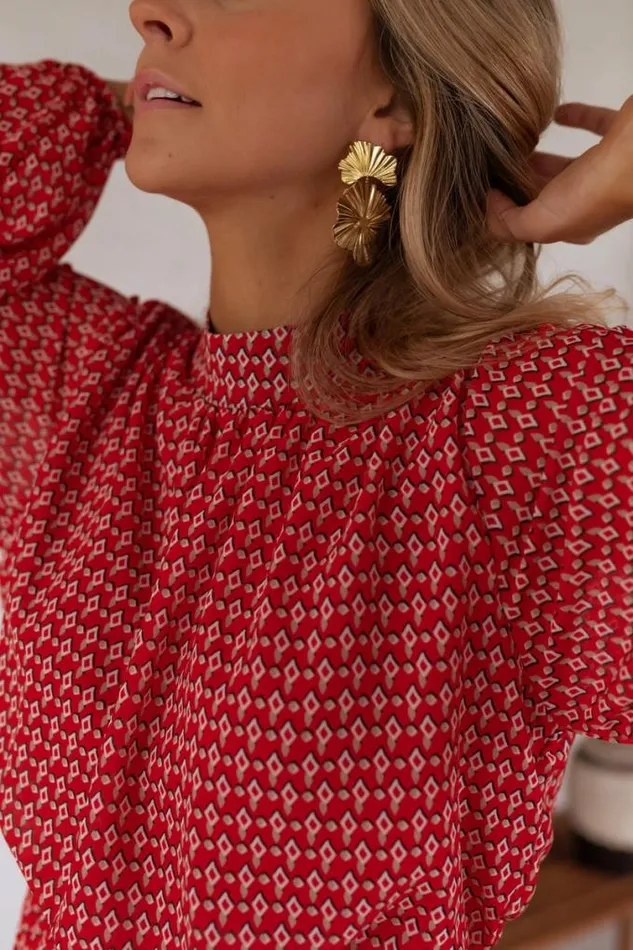 Easy Clothes Golden Vica Earrings Gold Jewelry and Accessories Earrings
