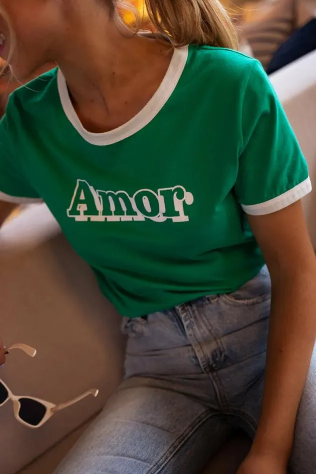 Easy Clothes Green Amor TShirt Women039s Clothing Tshirts