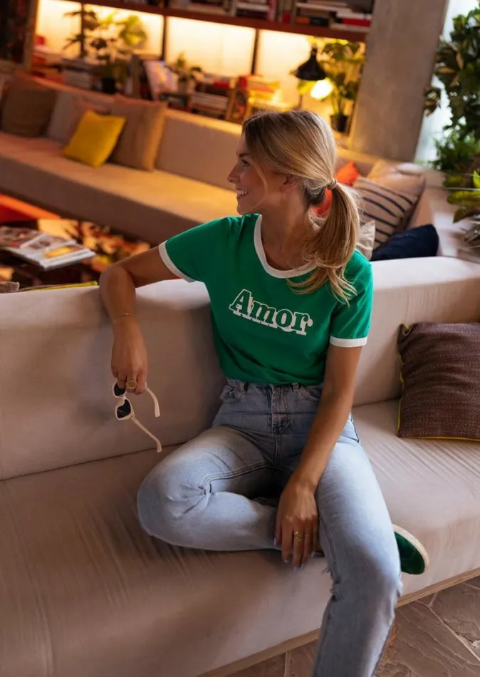 Easy Clothes Green Amor TShirt Women039s Clothing Tshirts Easy Clothes Green Amor TShirt Women039s Clothing Tshirts