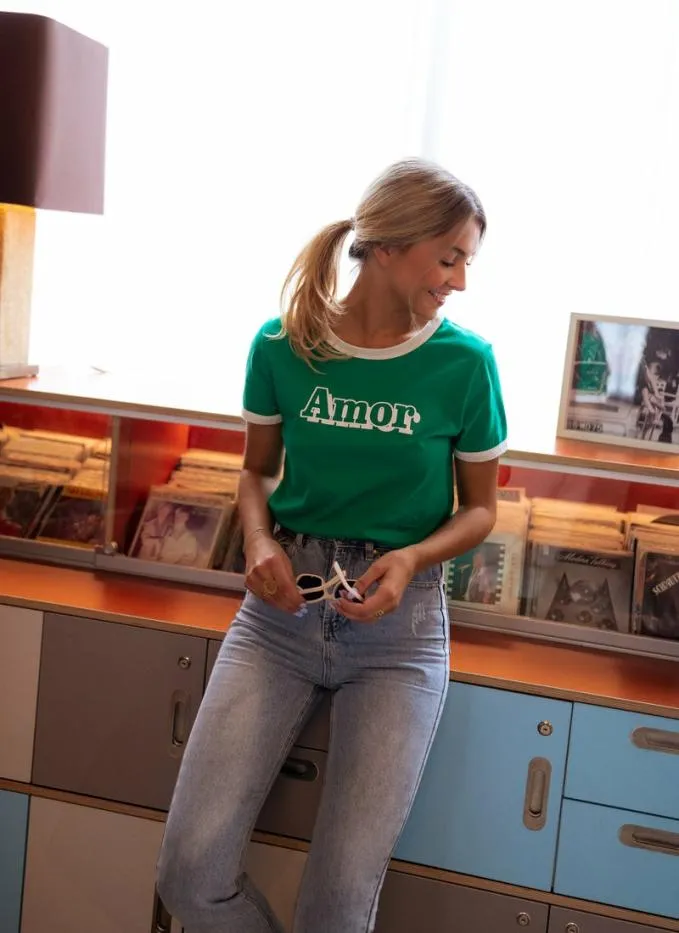 Easy Clothes Green Amor TShirt Women039s Clothing Tshirts Easy Clothes Green Amor TShirt Women039s Clothing Tshirts