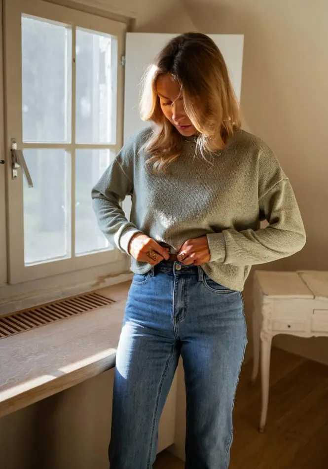 Easy Clothes Green Dixie Sweater Green Women039s Clothing Sweaters Easy Clothes Green Dixie Sweater Green Women039s Clothing Sweaters