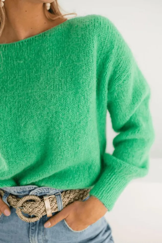 Easy Clothes Green Francesca Sweater Green Women039s Clothing Sweaters Easy Clothes Green Francesca Sweater Green Women039s Clothing Sweaters