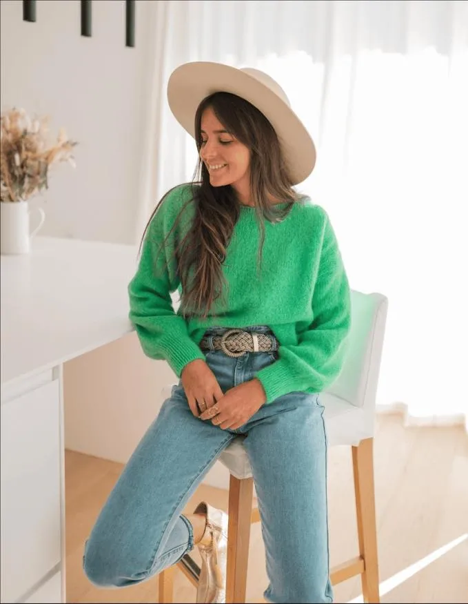 Easy Clothes Green Francesca Sweater Green Women039s Clothing Sweaters Easy Clothes Green Francesca Sweater Green Women039s Clothing Sweaters