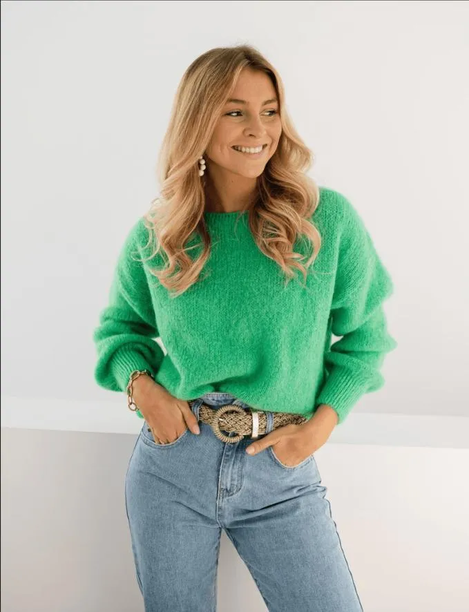 Easy Clothes Green Francesca Sweater Green Women039s Clothing Sweaters Easy Clothes Green Francesca Sweater Green Women039s Clothing Sweaters