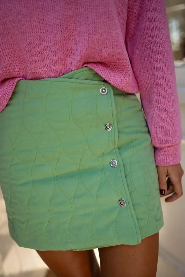 Easy Clothes Green Kira Skirt Women039s Clothing Skirts