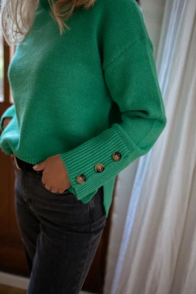 Easy Clothes Green Matis Sweater Women039s Clothing Sweaters