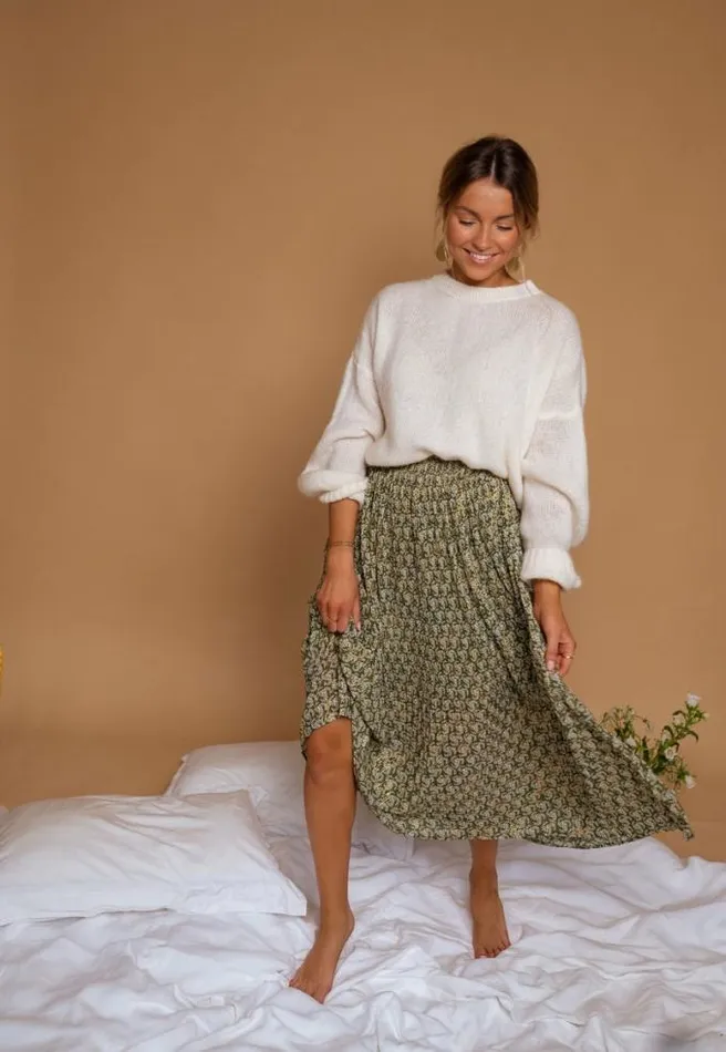 Easy Clothes Green Moriane Skirt Women039s Clothing Skirts