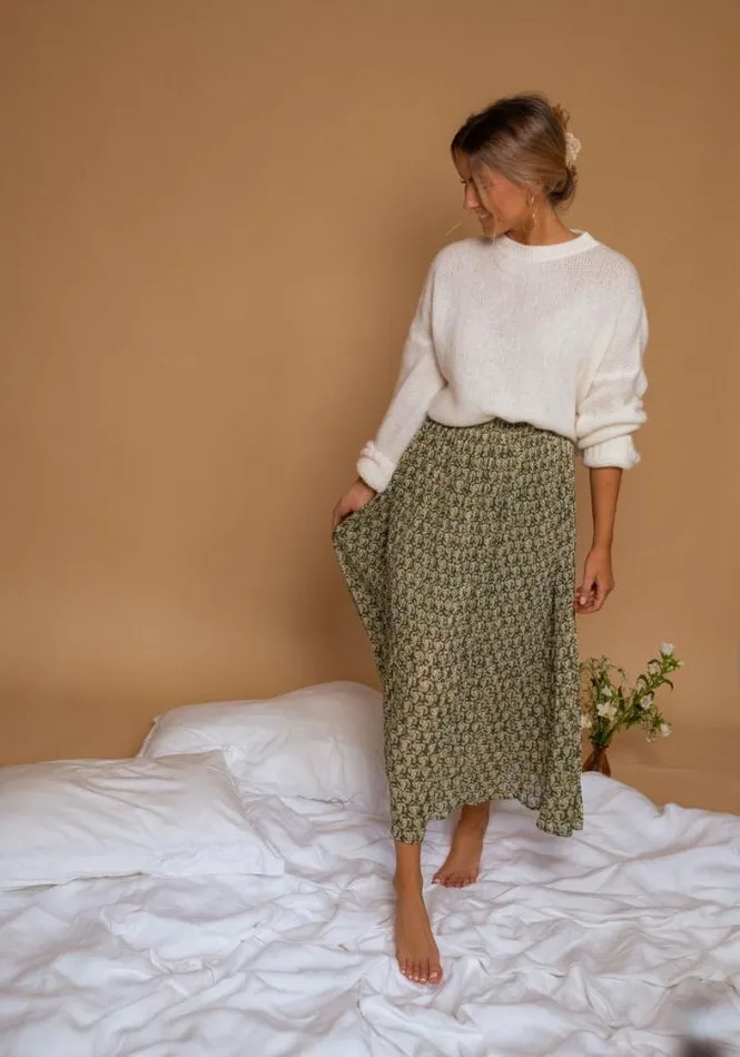 Easy Clothes Green Moriane Skirt Women039s Clothing Skirts