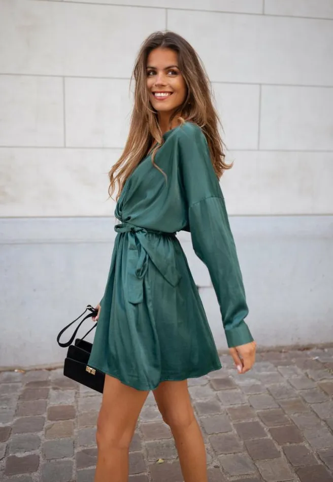 Easy Clothes Green Moya Dress Green Women039s Clothing Dresses