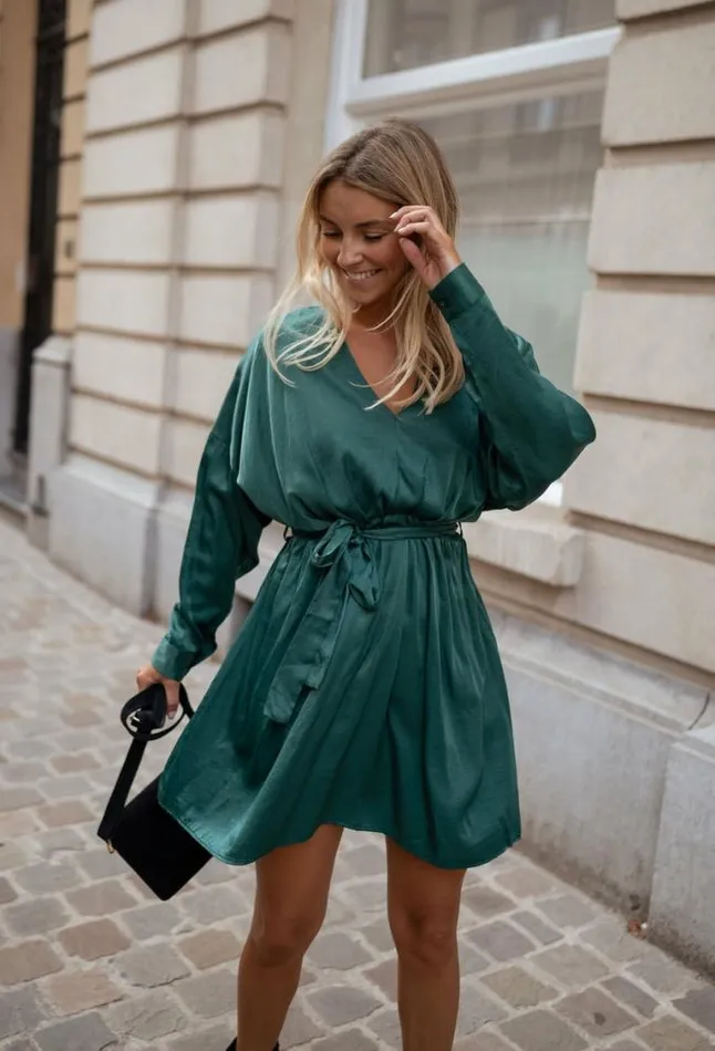 Easy Clothes Green Moya Dress Green Women039s Clothing Dresses