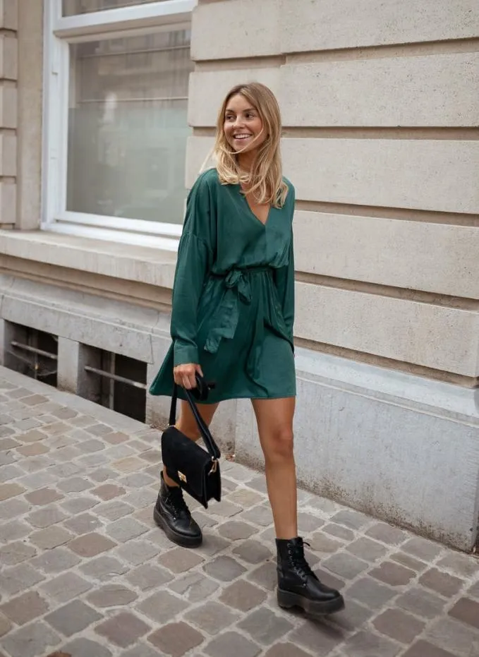 Easy Clothes Green Moya Dress Green Women039s Clothing Dresses