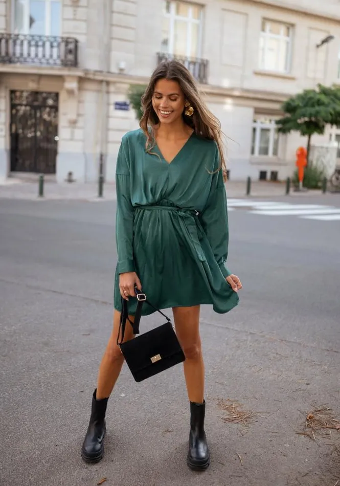 Easy Clothes Green Moya Dress Green Women039s Clothing Dresses