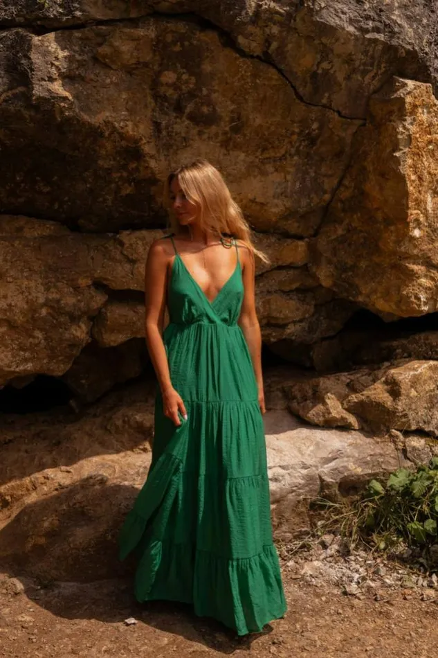 Easy Clothes Green Olympe Dress Women039s Clothing Dresses