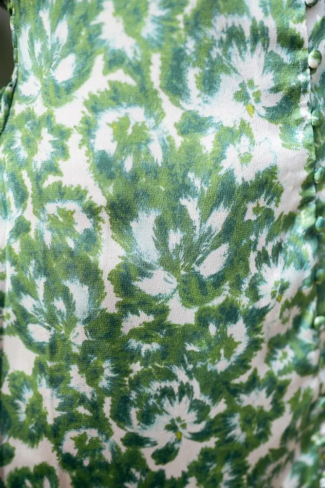Easy Clothes Green Patterned Adena Dress Women039s Clothing Dresses