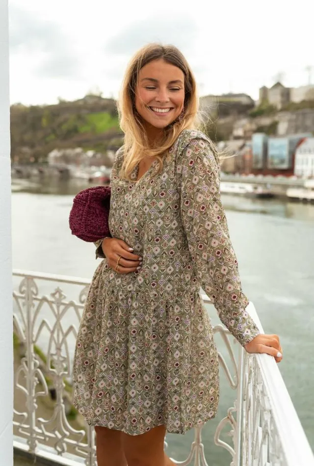 Easy Clothes Green Patterned Stella Dress Women039s Clothing Dresses Easy Clothes Green Patterned Stella Dress Women039s Clothing Dresses