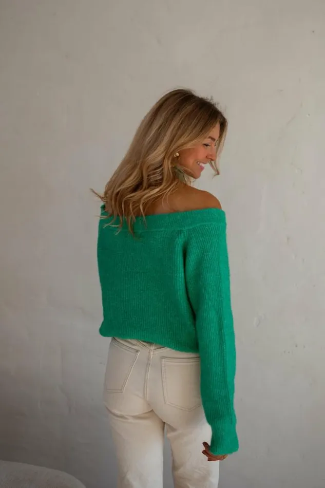 Easy Clothes Green Piper Sweater Green Women039s Clothing Sweaters Easy Clothes Green Piper Sweater Green Women039s Clothing Sweaters