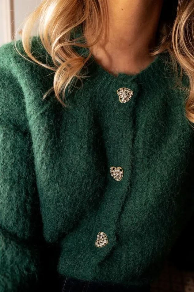 Easy Clothes Green Rebecca Cardigan Women039s Clothing Cardigans