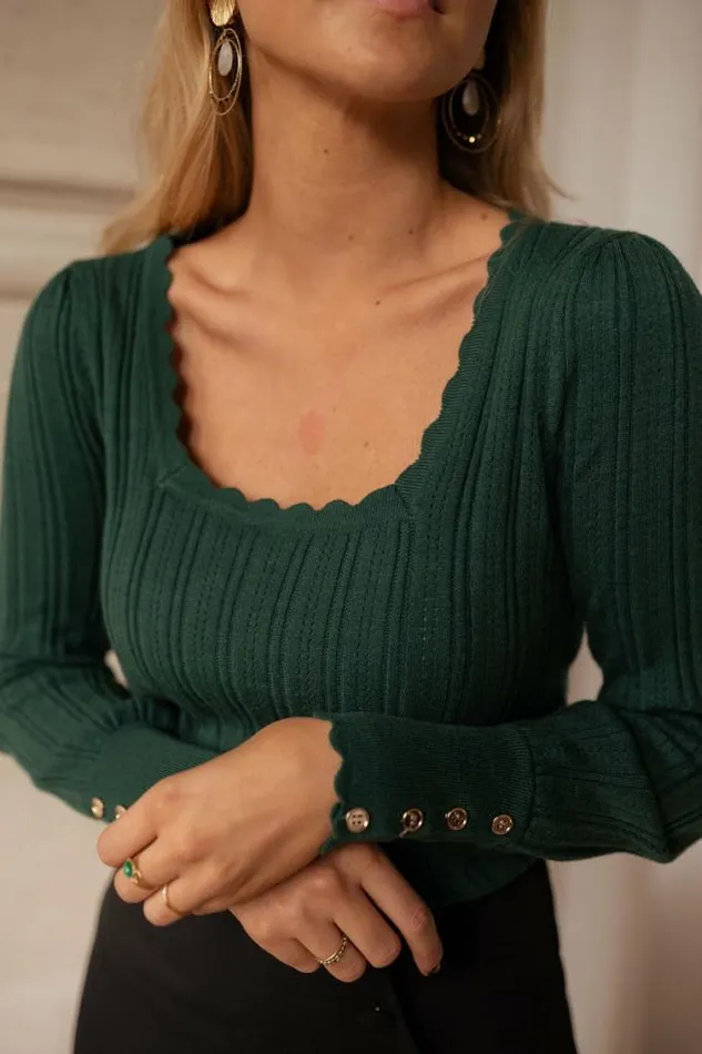 Easy Clothes Green Sema Sweater Green Women039s Clothing Sweaters
