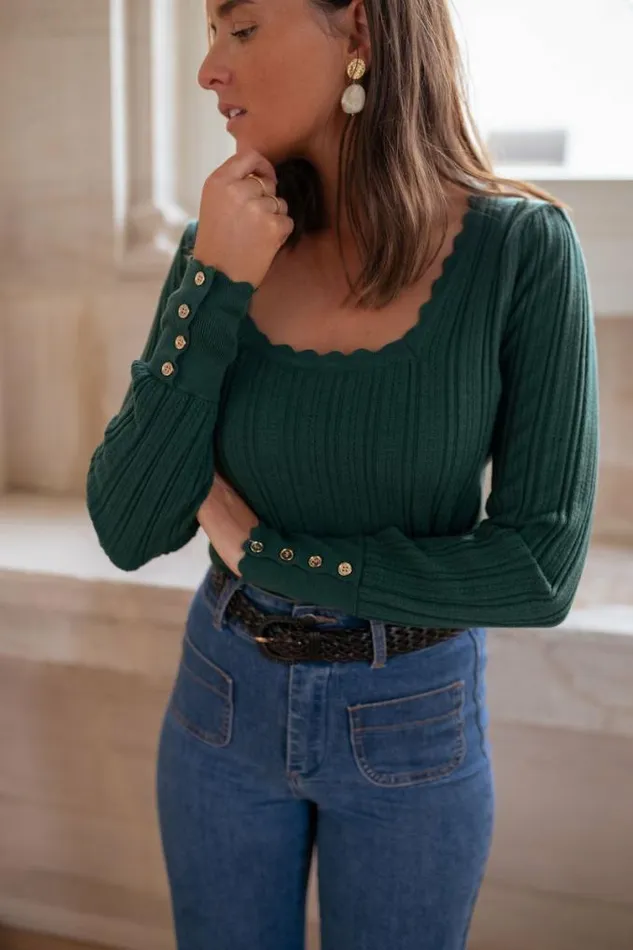 Easy Clothes Green Sema Sweater Green Women039s Clothing Sweaters