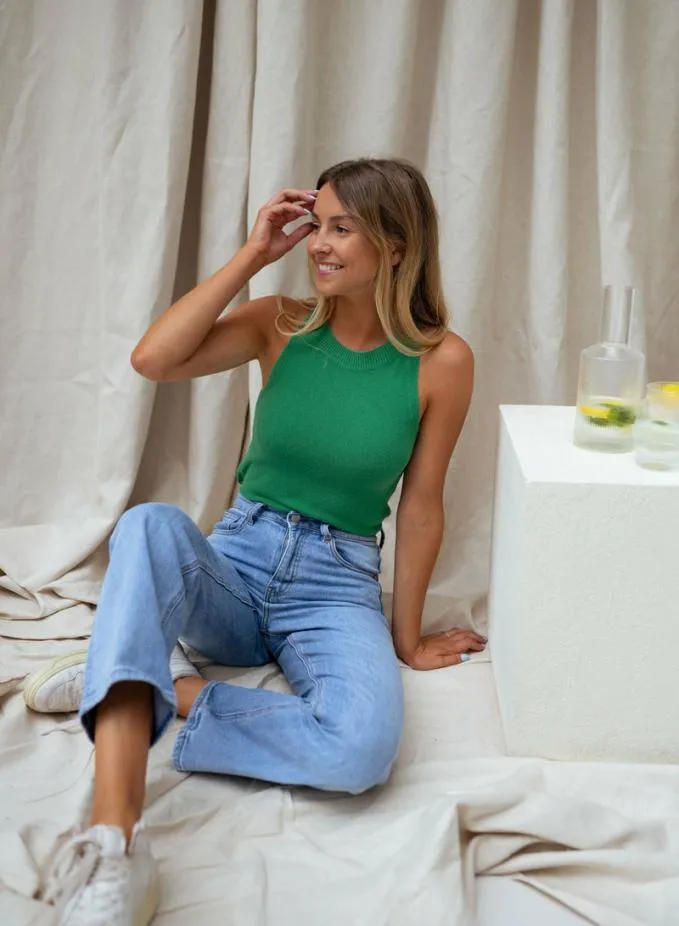 Easy Clothes Green Spencer Tank Top Green Women039s Clothing Tops Easy Clothes Green Spencer Tank Top Green Women039s Clothing Tops