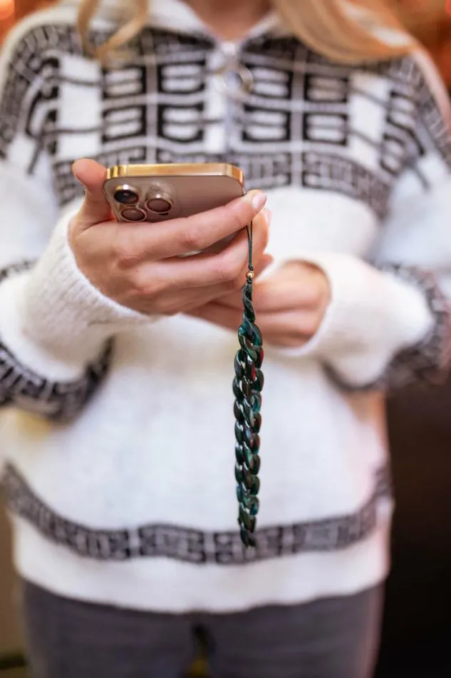 Easy Clothes Green Virgil Phone Lanyard Jewelry and Accessories Phone Accessories Easy Clothes Green Virgil Phone Lanyard Jewelry and Accessories Phone Accessories
