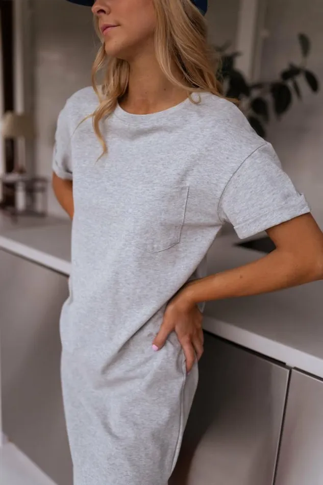 Easy Clothes Grey Adeline TShirt Dress Women039s Clothing Dresses Easy Clothes Grey Adeline TShirt Dress Women039s Clothing Dresses