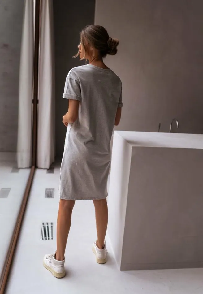 Easy Clothes Grey Adeline TShirt Dress Women039s Clothing Dresses Easy Clothes Grey Adeline TShirt Dress Women039s Clothing Dresses
