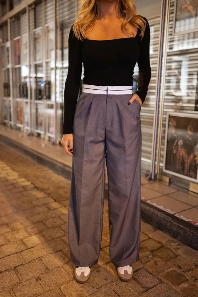 Easy Clothes Grey Charles Pants Women039s Clothing Pants and Jeans