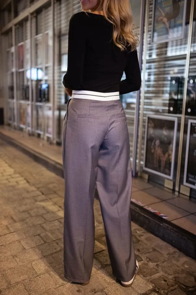 Easy Clothes Grey Charles Pants Women039s Clothing Pants and Jeans