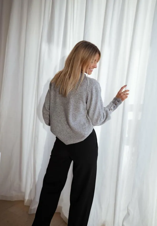 Easy Clothes Grey Erza Sweater Women039s Clothing Sweaters