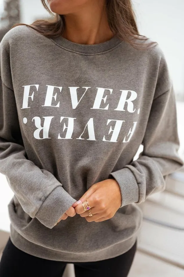 Easy Clothes Grey Fever Sweater Women039s Clothing Sweaters