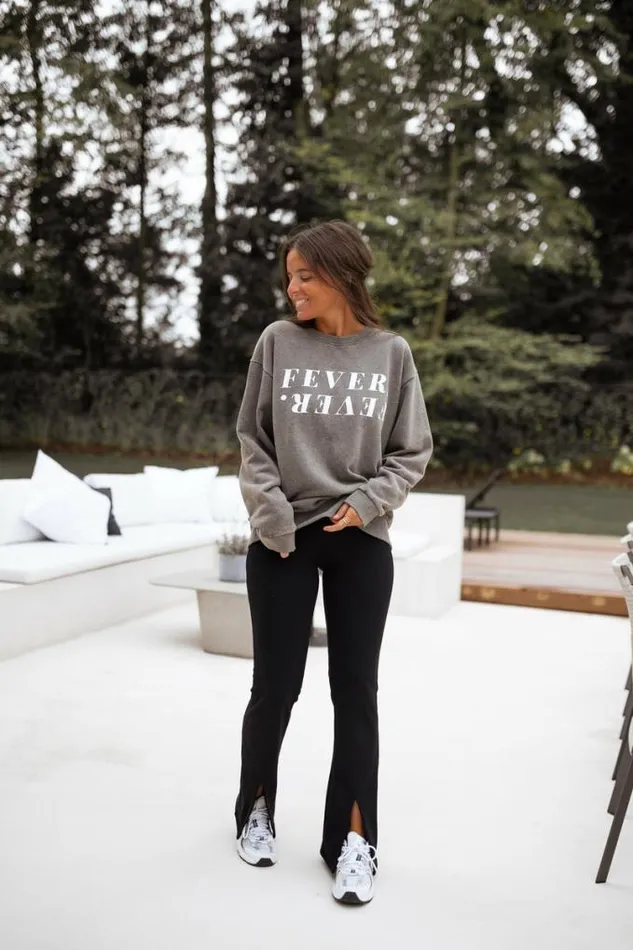 Easy Clothes Grey Fever Sweater Women039s Clothing Sweaters