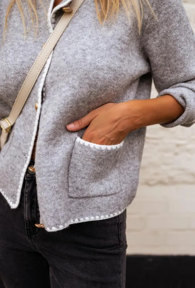 Easy Clothes Grey Milan Cardigan Women039s Clothing Cardigans