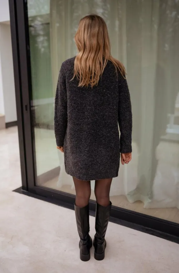 Easy Clothes Grey Nesra Sweater Dress Women039s Clothing Dresses