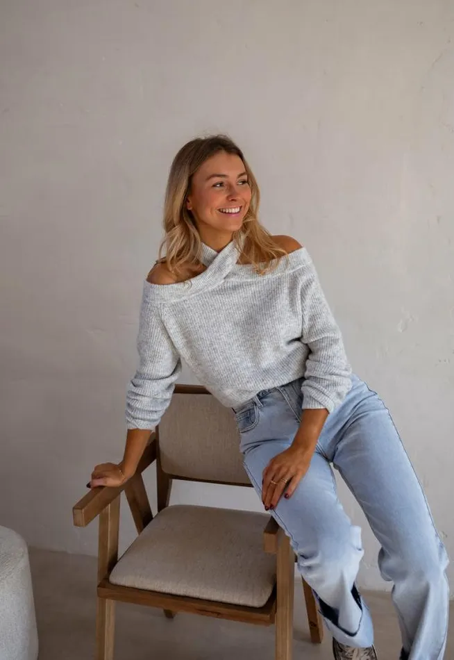 Easy Clothes Grey Piper Sweater Grey Women039s Clothing Sweaters Easy Clothes Grey Piper Sweater Grey Women039s Clothing Sweaters